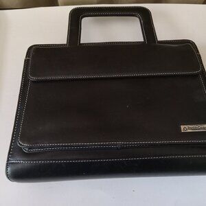 Get Franklin Covey 7 ring zip leather day planner